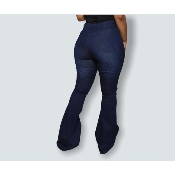 NWT Swank A Posh Bing Flare Bell Jean 1X - Picture 7 of 8